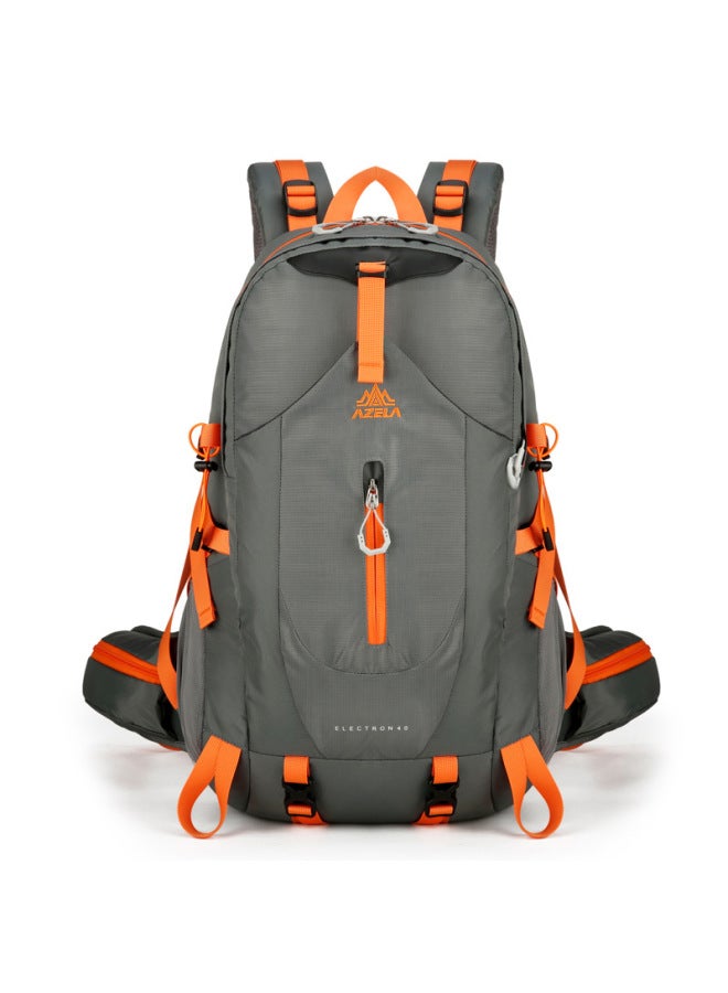 Azera Lightweight Outdoor Lightweight Mountaineering Bag Large Capacity Professional Hiking Anti-splashing Travel Bag Wholesale-Colour:Grey-Capacity:Regular - Image 1